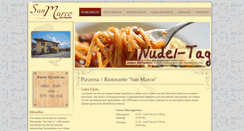 Desktop Screenshot of pizzeria-ristorante-san-marco.de